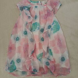 OshKosh B'gosh Pink and Blue Floral Dress